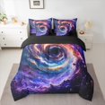 thumbnail image 2 of Manfei Beauty Colorful Galaxy 7-Piece Twin Bedding Sets,Starry Sky Bedding Comforter Set,Modern Aesthteic Art Sheet Sets For Girls Kids,Microfiber Bedroom Decor Reversible, 2 of 8