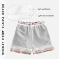 thumbnail image 3 of FORMRS Boys Swim Trunks Quick Dry Mesh Liner Boardshorts Sizes XS-XL, Red Christmas House, 3 of 7