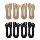 thumbnail image 1 of Calcetines invisibles Zulema de cinco dedos para mujer 4 pares, 1 of 8