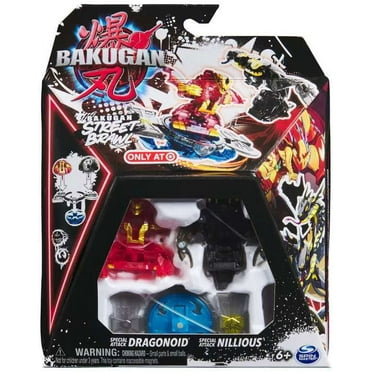 Bakugan Street Brawl Special Attack Dragonoid & Nillious Figure 2-Pack