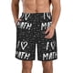 thumbnail image 1 of Fotbe I love Math Trajes de Baño Estampados para Hombre, Shorts de Verano de Secado Rápido, Ropa de Playa, Bañadores-Small, 1 of 6