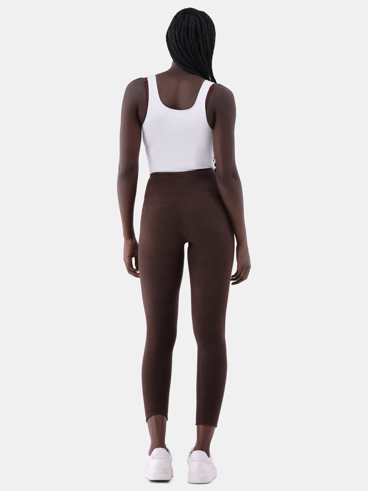 ClimateRight by Cuddl Duds Stretch Women's Warm Stretch Fleece High Rise Base Layer Thermal Legging, Sizes XS to 4X