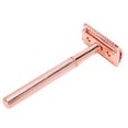 thumbnail image 3 of Men Manual Razor Zinc Alloy NonSlip CloseFitting DoubleSided Blade Shaving Knife(Rose Gold ), 3 of 14