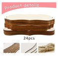 thumbnail image 4 of 24 Pcs Unfinished Hanging Wood Sign Blank with Ropes,Rectangle Blank Wood Sign Plain Hanging Craft Door Signs Wall Art, 4 of 7