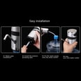 thumbnail image 6 of Riousery Automatic Electric Water Bottle Pump Dispenser, USB Rechargeable 1200mAh Battery, Touch Control with Child Safety Lock for Home Office Dorm, Fits 2-5 Gallon Jugs, Silver (5.9 in / 15 cm), 6 of 9