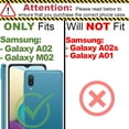 thumbnail image 2 of CoverON For Samsung Galaxy A02 Phone Case, Clear Slim fit Lightweight Hard Cover TPU, Black Bumper, 2 of 8