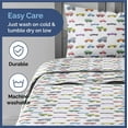 thumbnail image 5 of CGK Linens 3-Piece Cute & Cozy Kids Sheet Set - Twin Size Kids Bedding With Vibrant Designs For Boys, Girls, Teens, Toddler, Cars, 5 of 7