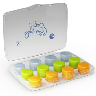 Quality Silicone Ear Plugs 6 Pair - Swimming Moldable Earplugs Women, Kids - Water Ear Plugs Prevent Swimmers Ear - Wax Ear Plugs for Swimming Great for Pool, Surfing, Bathing, Water Skiing Diving