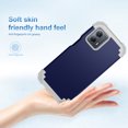thumbnail image 3 of For Motorola Moto G 5G 2023, Slim Dual Layer 3 in 1 Heavy Duty Protection Hybrid Hard PC Soft Silicone Rugged Bumper Anti Slip Full-Body Protective Cases For Motorola Moto G 5G 2023,
Blue, 3 of 7