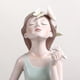 thumbnail image 3 of Estatuilla de resina de estilo nórdico, estatua de mariposa, figuras decorativas para el hogar, decoración de , manualidade piezas de , ador Café20x17x27cm Colco Figuras de niña de resina, 3 of 4