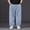 Light Blue, variant on Baggy Jeans for Men Cargo Denim Pants Denim Pants Barrel Jeans Jean Joggers mens pull on jeans streetwear pants Solid Color Streetwear Tapered Baggy Jeans Carpenter JeansBlack 3XL