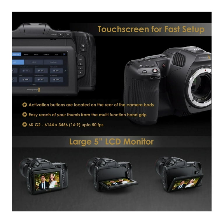 Blackmagic Pocket Cinema Camera 6K G2 (Canon EF) with Sigma Blackmagic Pocket Cinema Camera 6K G2 (Canon EF) with Sigma