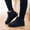 Black, variant on New Fshion Plus Size Snow Boots for Women Winter Warm Snow Shoes Flat Casual Ankle Shoes