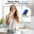thumbnail image 7 of Smart Pill Organizer with Alarm, Bluetooth Daily Once a Day Pill Box 7 Day with APP, Weekly Travel Pill Case, Portable Pill Reminder for Medicines, Supplements and Vitamins(White), 7 of 7