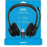 Logitech ClearChat Comfort/USB Headset H390 (Black)