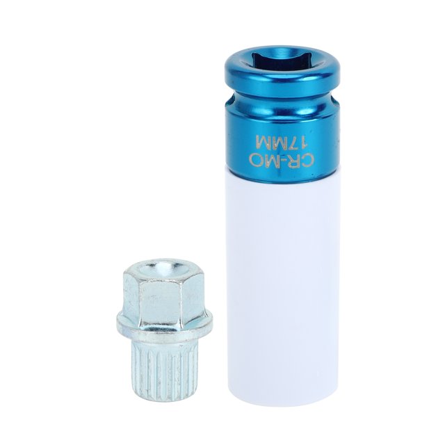 Wheel Lock Lugnut for Audi for Volkswagon Wear-resistant Anti-theft Screw Nut Removal Key Socket Type 9/21PT 1 Set