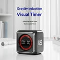 thumbnail image 4 of Office Desk Timer Cube, Visual Pomodoro Timer with Gravity, Countdown 5/10/25/45 Min, Rechargeable Productivity Tool for Classroom, Kitchen, Gym, Yoga, College School Supplies Cool Gadgets, 4 of 5