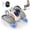 E32Slim White, variant on MERACH Under Desk Elliptical Machine with Adjustable Speed, LED Display, Compact Quiet Trainer for Home Office