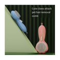 thumbnail image 4 of Cepillo de aseo para gatos, cepillo autolimpiable para mascotas, cepillo de baño para perros con muda de pelo, 4 of 5
