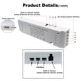 thumbnail image 3 of AC220V to DC 12V Lighting Transformer LED Cabinet Light Strip Light Power Supply Port Driver 60W EU Plug, 3 of 5