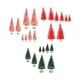 thumbnail image 1 of Árbol en miniatura,Mini adornos artificiales para árboles de Navidad,Bases de madera de árbol en miniatura de escritorio,4 tamaños de cepillo de botella árboles fiesta de, 1 of 9