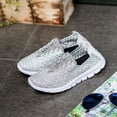 thumbnail image 5 of XIHAHA-zapatillas de deporte transpirables para mujer, zapatos deportivos ligeros sin cordones, mocasines planos de verano, 5 of 5