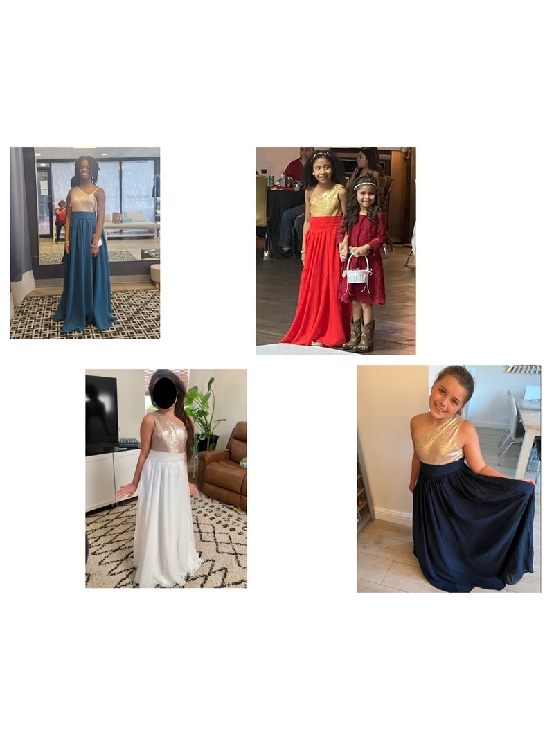 green emerald velvet dress Cheap Column Chiffon Ruffles One Shoulder Long Bridesmaid Dresses on Line,  MB120 main image 1