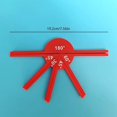 thumbnail image 3 of AKEGAMN Clearance! Mathematics Teaching Angle Measuring Instruments Geometric Angle Display Tools Plastic Materials Angle Recognition Teaching Suitable For Learning (30 45 45 Geometry: Made of high-, 3 of 6