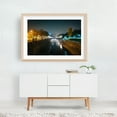thumbnail image 5 of Wienfluss at Stadtpark - Vienna Austria Photography Nightlife Bridge Autumn City Architecture Oak Framed Wall Art Print 5 x 7 inches, 5 of 6