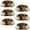 Multicolored 1, variant on PhooArto 6 Pcs Cup Drawer Pulls, Sunflowers Rainbow Sky Shell Shape Handles Cabinet Knobs for Dresser Cupboard Closet Wardrobe with Screws