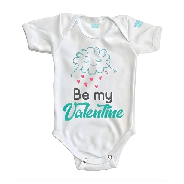 Pañalero Be My Valentine Nube San Valentín Ropa Bebé Baby