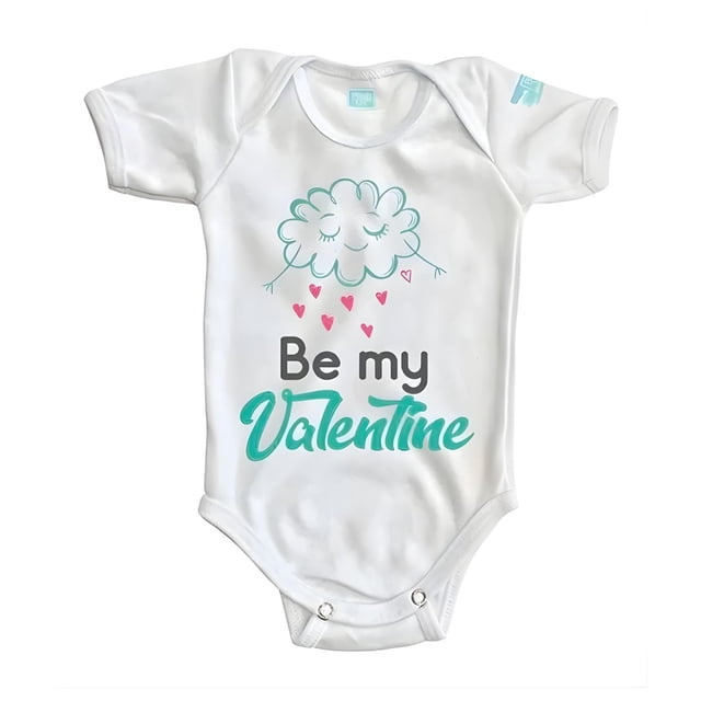 Pañalero Be My Valentine Nube San Valentín Ropa Bebé Baby