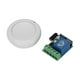 thumbnail image 2 of Interruptor Momentáneo Inalámbrico, Control Remoto Redondo De Un Botón ABS Conveniente Para Electrodomésticos Para Puertas De Garaje Puerta Electrónica Ccdes 433MHz Remote, 2 of 8