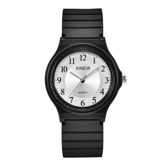Ultra-Thin Unisex Watch Silicone Sports Watch Analog Quartz Wristwatch, Gift