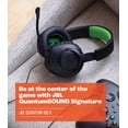 thumbnail image 2 of Audífonos Gamer JBL Quantum 100X Console con Cable y Micrófono Extraíble, Sonido Envolvente, para PC, Xbox, PlayStation, Nintendo Switch, VR - Negro y Verde, 2 of 9