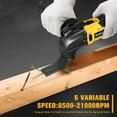 thumbnail image 6 of Cordless Oscillating Multi-Tool for Dewalt 20V Battery with 6-Speed Adjustment for Scraping, Sanding,Cutting Wood (Battery Not Included), 6 of 7