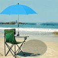 thumbnail image 4 of 32 Inch UV Protection Beach Chair Umbrella, Water Proof Chair Umbrella with Clamp, Universal Adjustable Beach Chair Umbrella for Beach Chair Stroller Wheelchair Patio(Black), 4 of 7