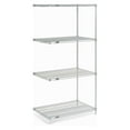thumbnail image 3 of Nexel Wire Shelving Add-On, Poly-Z-Brite, 30"W X 18"D X 74"H, 3 of 4