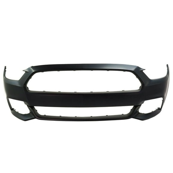 Front Bumper Cover Primered Plastic Replacement for 2015-2017 Mustang EcoBoost Premium GT V6 Coupe Convertible 2-Door