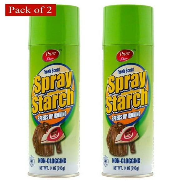 Pure Kleen Spray Starch 425g (Pack of 2)