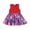 Red, variant on Musuos 4th of July Kid Girls Summer Dress 1-5 Years Casual Firework Print Sleeveless A-Line Dress Independence Day Clothes