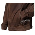 thumbnail image 4 of Brown Leather Motorcycle Jacket Motorcycle Jackets For Men Vintage Leather Motorcycle Jacket Brown Biker Jacket Leather Motorcycle Jacket size XXS, 4 of 5
