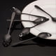 thumbnail image 3 of 6 Skull Spoons Black Stainless Steel 18/8 Beautiful Skull Teaspoons Mixing Spoons Coffee Spoons Set, 3 of 5