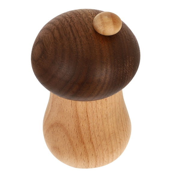 EeaseMX Palillero de madera con forma de hongo para decorar la mesa del comedor