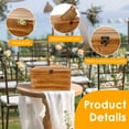 thumbnail image 4 of Wooden Wedding Card Box with Slot Lid Decorations for Reception for Wedding Gifts Money Baby Bridal Shower Graduation - Standard Size, 4 of 13