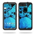 thumbnail image 1 of MightySkins LIFGOPI5-Blue Skulls Skin for Lifeproof Fre Google Pixel 5 in. Case Wrap Cover Sticker - Blue Skulls, 1 of 4