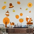 thumbnail image 5 of Vikakiooze Home Decor Wall Decor Wall Sticker Self Thanksgiving Wall Stickers Bedroom Living Room Bedside Home Stickers Leaf Wreath, 5 of 7