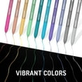 thumbnail image 4 of Paper Mate InkJoy Gel Metallic Pens, Medium Point (0.8mm), Assorted, 10 Count, 4 of 9
