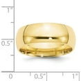 thumbnail image 3 of 10K Yellow Gold 10Ky 8mm Standard Comfort Fit Band Size 10 Made In United States 1cf080-10, 3 of 5