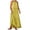Yellow, variant on IROINNID Fit&Flare Dress For Women Sleeveless Round Neckline Summer Casual Halter Bandage Vest Long Dress Strapless Solid Color Dress